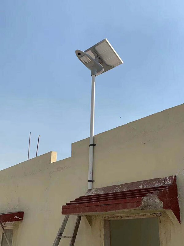 40W Solar Street Light Installed in Pakistan