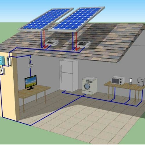 sistema de energía solar para el hogar