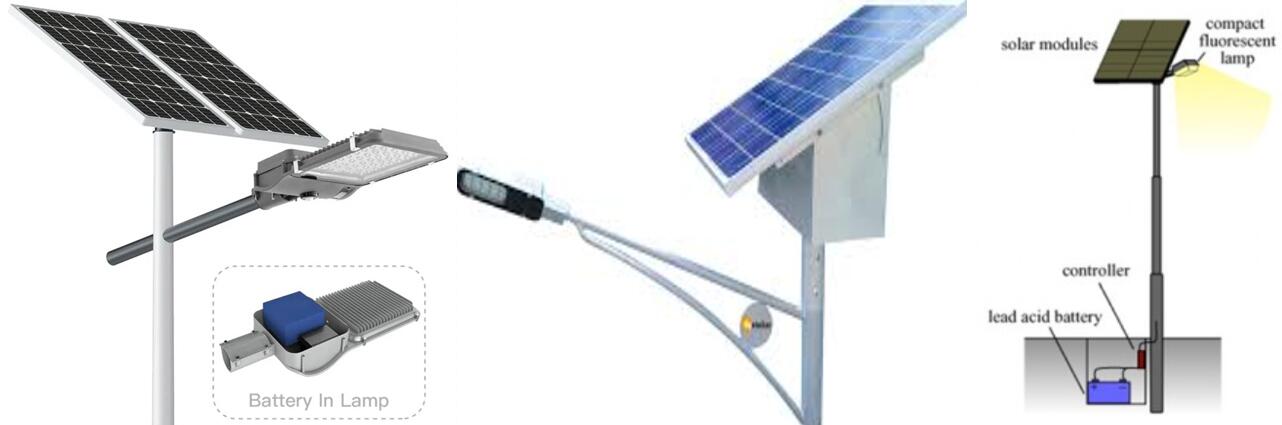 solar street light battery position