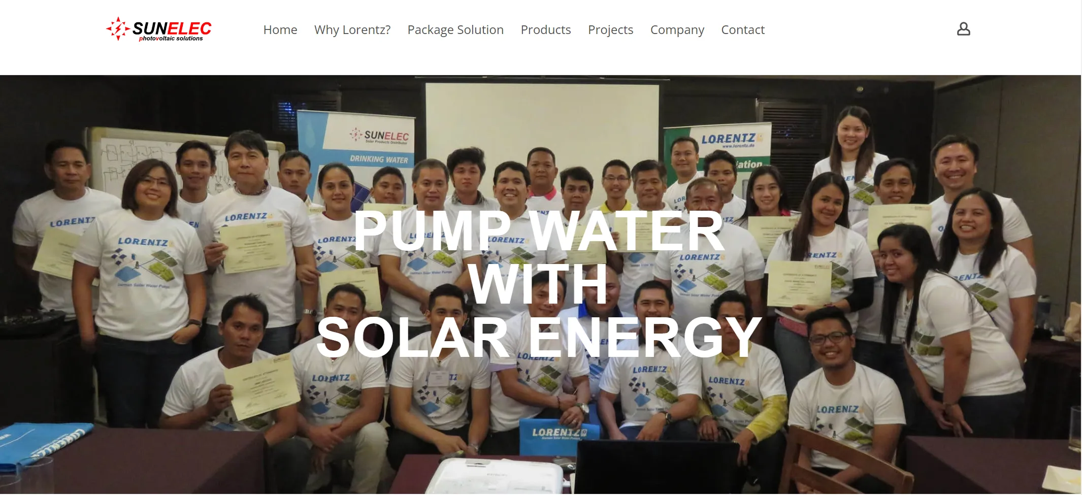 SUNELEC-TOP Поставщик солнечных водяных насосов на Филиппинах