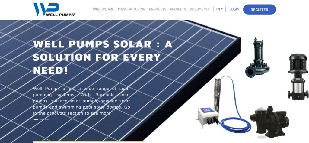Top 10 Solar Water Pump Manufacturer and Supplier in the World-Well PUMP GROUP