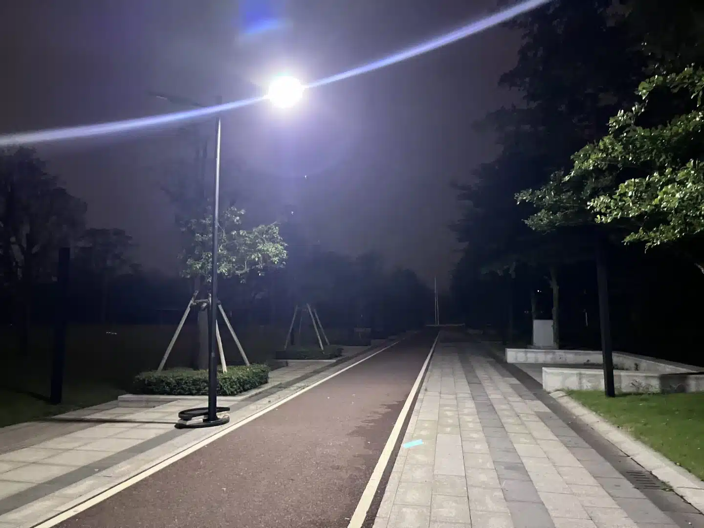 integrated solar light in 5M pole